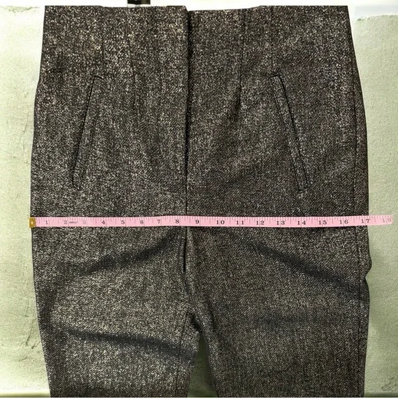NWT Veronica Beard Metallic Black Stila Pant - Picture 5 of 9